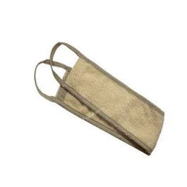 NATURASPA Cinta Espalda Lino y Algodón para Limpieza de Zonas de Difícil Acceso