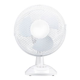 Lifetime Air Ventilador de Sobremesa Blanco 23 cm 22W Oscilación Automática