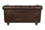 DKD Home Decor Leather top 23 Sofá Vintage Chester Piel Marrón 148 x 80 x 72 cm