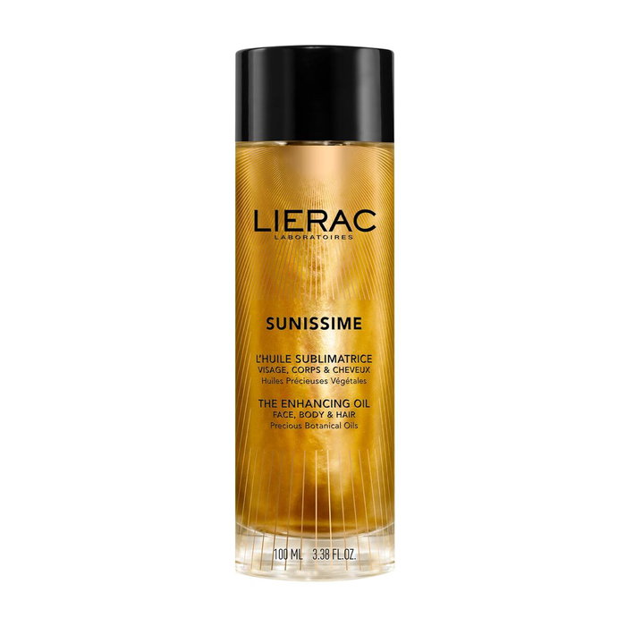 Lierac SUNISSIME Aceite Sublimador para Rostro, Cuerpo y Cabello 100 ml