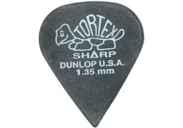 Dunlop Tortex / Sharp Púas de Guitarra 1,35mm - Pack de 12 Unidades