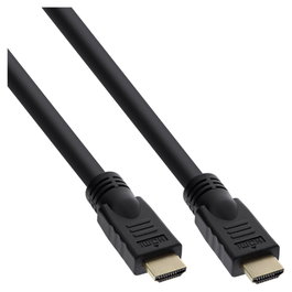 InLine 17510P Cable HDMI HighSpeed Premium de 10 m, Negro