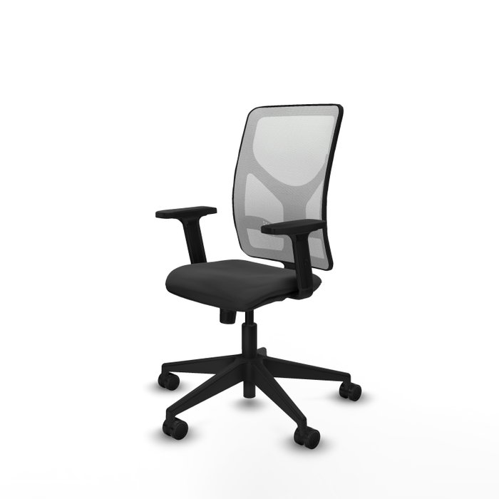 PIQUERAS Y CRESPO Silla de oficina Motilla Gris oscuro y Blanco PIQUERAS Y CRESPO Silla de oficina Motilla Gris oscuro y Blanco