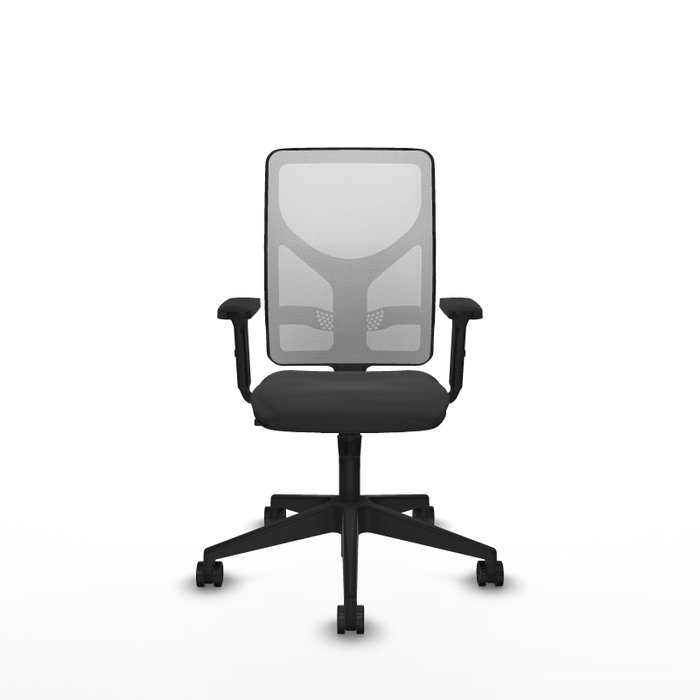 PIQUERAS Y CRESPO Silla de oficina Motilla Gris oscuro y Blanco PIQUERAS Y CRESPO Silla de oficina Motilla Gris oscuro y Blanco