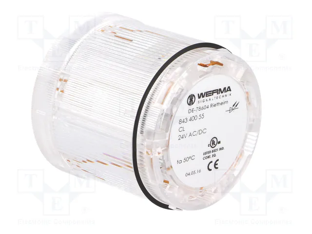 WERMA KombiSIGN 70 Señalizador Luminoso Incolor 24VDC
