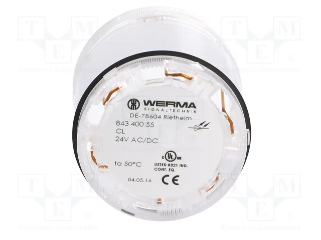WERMA KombiSIGN 70 Señalizador Luminoso Incolor 24VDC