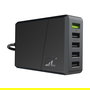 Green Cell Cargador 5 Puertos USB 52W CHARGC05 | Quick Charge 3.0 y PD | 12V | Negro | Alimentación AC 100-240V