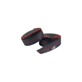 Deda Cinta Manillar Perforada Negro/Rojo - Peso 120g