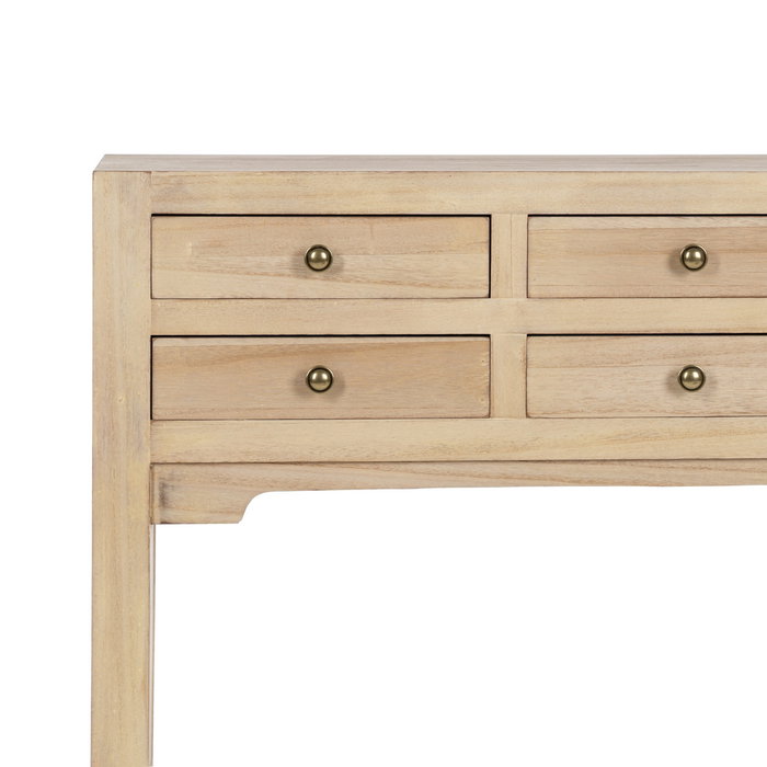 Consola Natural Dm-Madera 85 X 26 X 85 cm Consola Natural Dm-Madera 85 X 26 X 85 cm