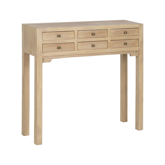 Consola Natural Dm-Madera 85 X 26 X 85 cm Consola Natural Dm-Madera 85 X 26 X 85 cm