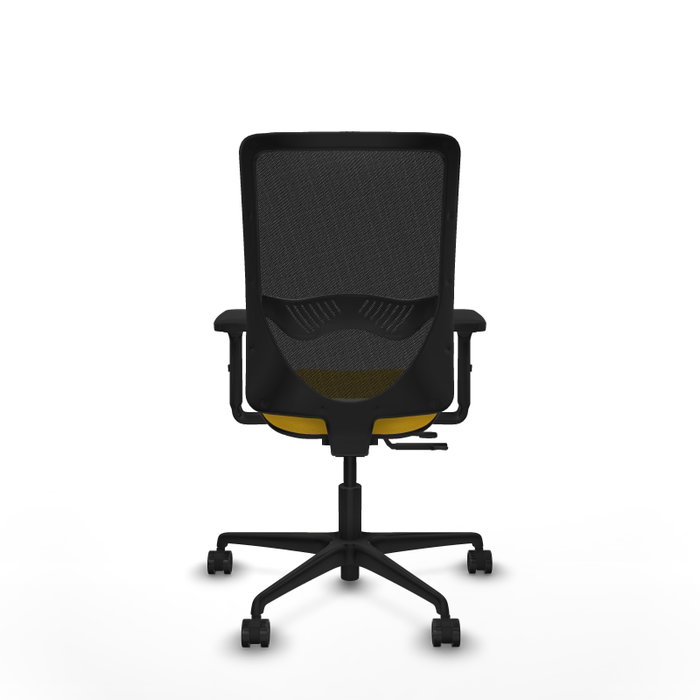 PIQUERAS Y CRESPO Silla de oficina Zulema Amarillo y Negro