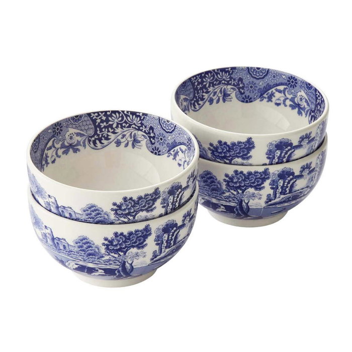 Spode Bol Blue Italian Diámetro 11 cm (4 Unidades)