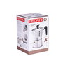 Pedrini Cafetera 3 Tazas Pulido Aluminio Plata Negro (9083-3)