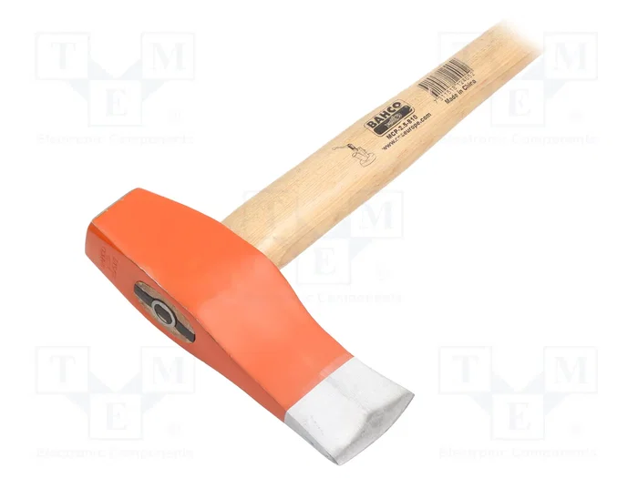 BAHCO Hacha de acero con mango de madera de nogal 800mm