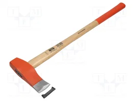 BAHCO Hacha de acero con mango de madera de nogal 800mm