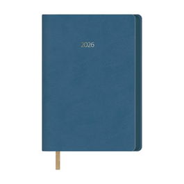 Agenda Anual (2026) Dohe Hanoi Cosida Tapa Extra Polipiel 140X200 D/P Azul