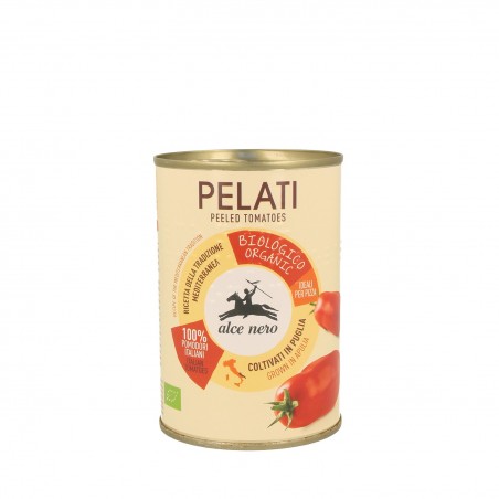 ALCE NERO Tomates Pelados Lata 400 gr BIO ALCE NERO Tomates Pelados Lata 400 gr BIO