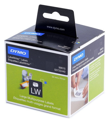 Dymo Etiquetas LabelWriter 54 x 70 mm, 320 unidades, Blanco Dymo Etiquetas LabelWriter 54 x 70 mm, 320 unidades, Blanco