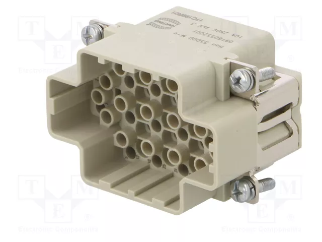 HARTING Han® DDD Plantilla de contacto macho 55 pines