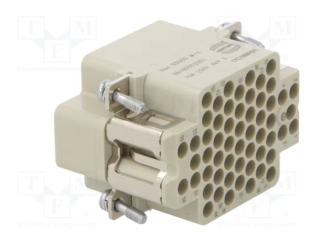 HARTING Han® DDD Plantilla de contacto macho 55 pines