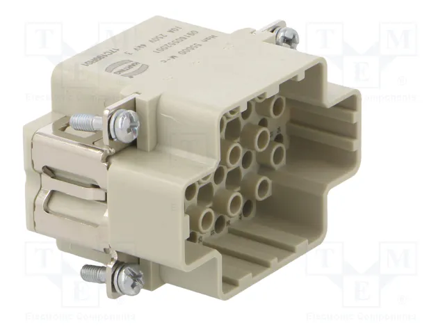 HARTING Han® DDD Plantilla de contacto macho 55 pines