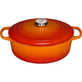 Le Creuset Signature Cacerola oval 29 cm Naranja