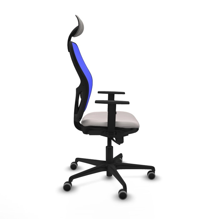 PIQUERAS Y CRESPO Silla de oficina Jorquera Blanco y Azul