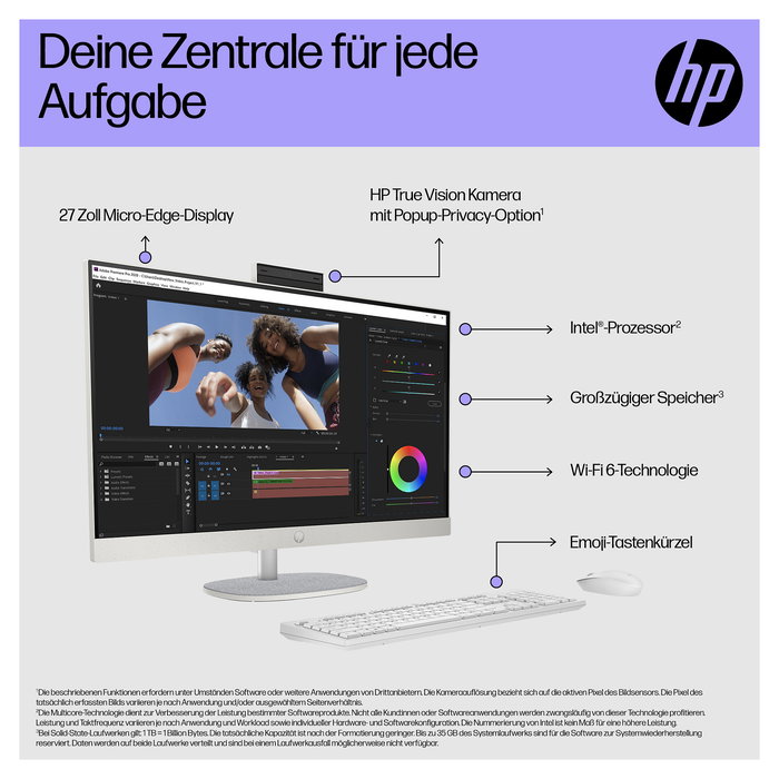 HP All-in-One PC 27-cr0113ng 27" i3-1315U 16GB RAM 512GB SSD Windows 11 Home HP All-in-One PC 27-cr0113ng 27" i3-1315U 16GB RAM 512GB SSD Windows 11 Home