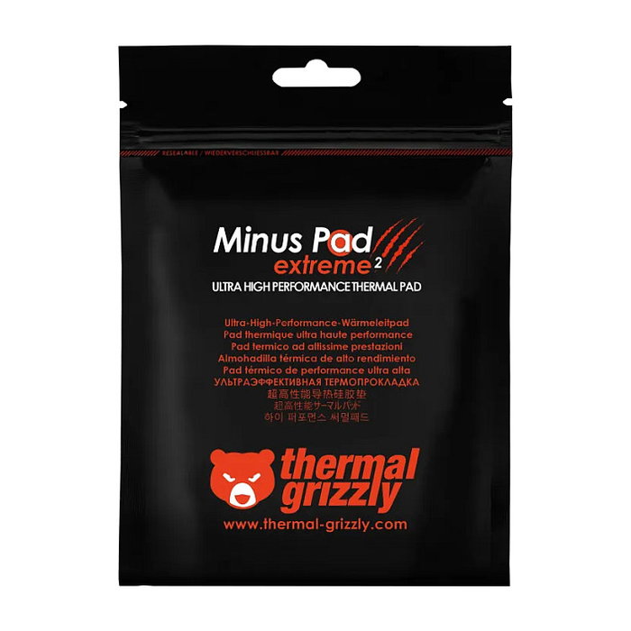 Thermal Grizzly K TG Minus Pad Extreme V2 - 120x 20x 1,0 mm - 2pcs