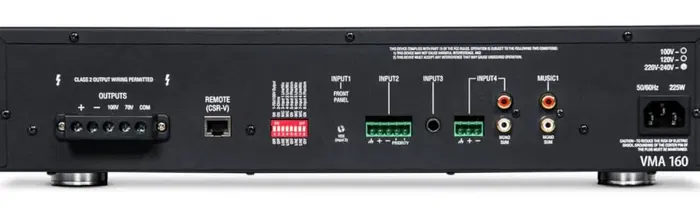 JBLPRO Mezclador/Amplificador de 5 Entradas con Salida de 60/120/240W