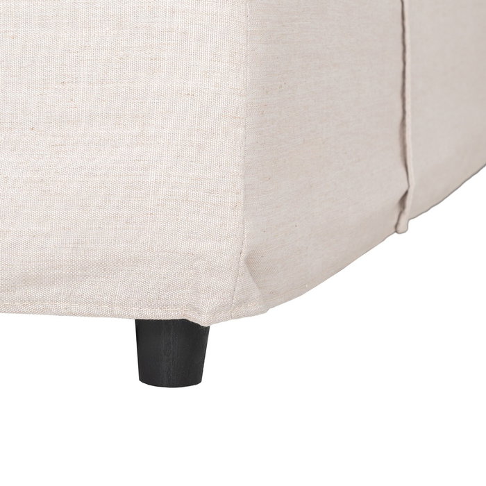 Sofá Chaise Longue Beige Dm-Tejido Salón 252 X 158 X 84 cm Sofá Chaise Longue Beige Dm-Tejido Salón 252 X 158 X 84 cm