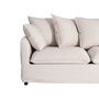 Sofá Chaise Longue Beige Dm-Tejido Salón 252 X 158 X 84 cm