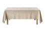 DKD Home Decor Mantel Antimanchas Algodón Reciclado 135x135 cm Arena