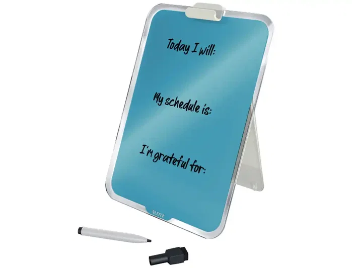 LEITZ Atril Sobremesa Cosy Cristal Azul