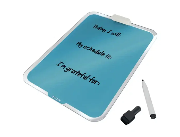LEITZ Atril Sobremesa Cosy Cristal Azul