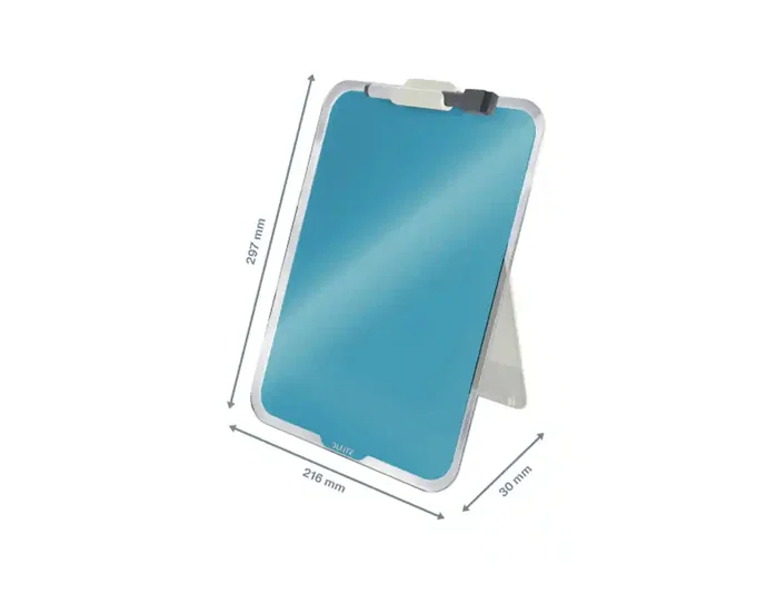 LEITZ Atril Sobremesa Cosy Cristal Azul