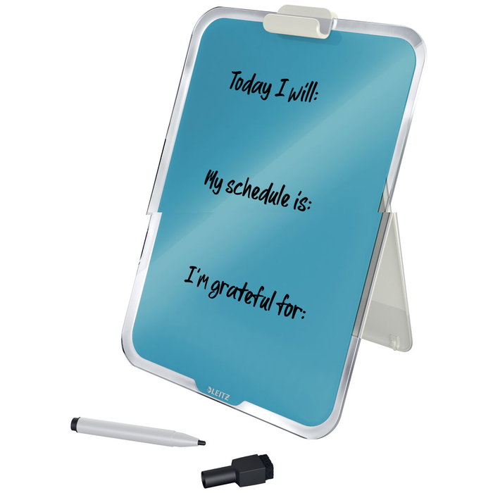 LEITZ Atril Sobremesa Cosy Cristal Azul