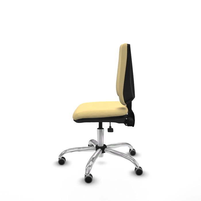 PIQUERAS Y CRESPO Silla de oficina Elche color Crema con mecanismo Asincro