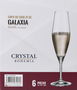 Bohemia Set 6 Copas Champagne Galaxia 210 cc (4 Cajas)