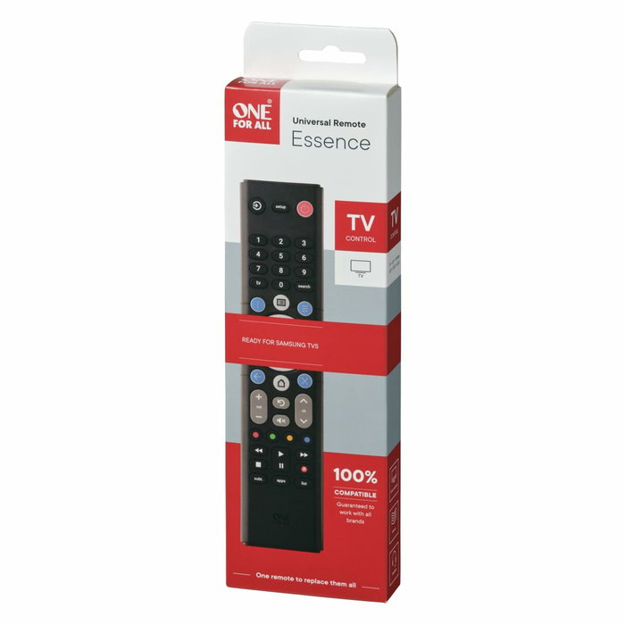 One For All Essence TV URC 1211 Mando a Distancia Universal Negro