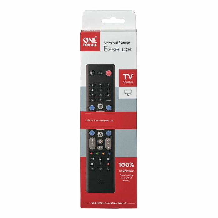 One For All Essence TV URC 1211 Mando a Distancia Universal Negro