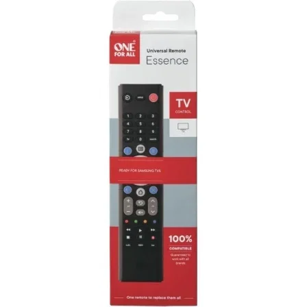 One For All Essence URC 1211 Mando Universal para TV - Compatible con Samsung y Todas las Marcas