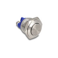 DeLOCK 22038 Interruptor Pulsador 2P 250V 3A Acero Inoxidable IP65 16mm
