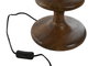 DKD Home Decor Lámpara de Sobremesa Mango Algodón Marrón y Beige
