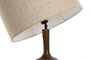 DKD Home Decor Lámpara de Sobremesa Mango Algodón Marrón y Beige