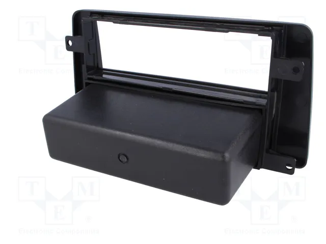 ACV Bastidor de montaje de radio para Škoda, 2 ISO, negro