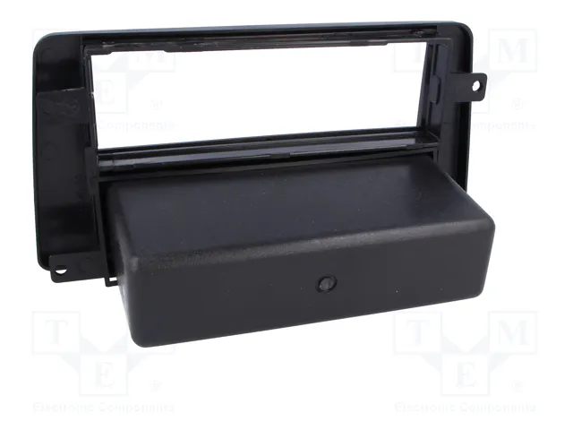ACV Bastidor de montaje de radio para Škoda, 2 ISO, negro