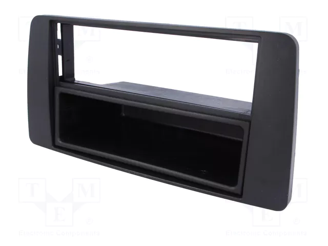 ACV Bastidor de montaje de radio para Škoda, 2 ISO, negro