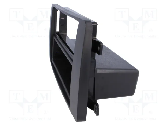 ACV Bastidor de montaje de radio para Škoda, 2 ISO, negro