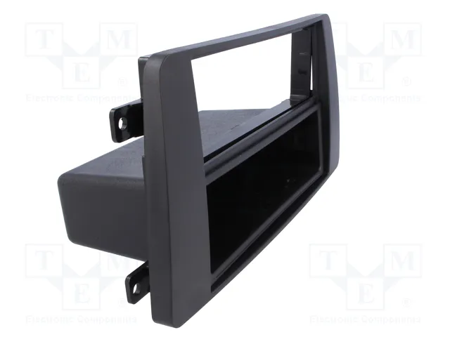 ACV Bastidor de montaje de radio para Škoda, 2 ISO, negro
